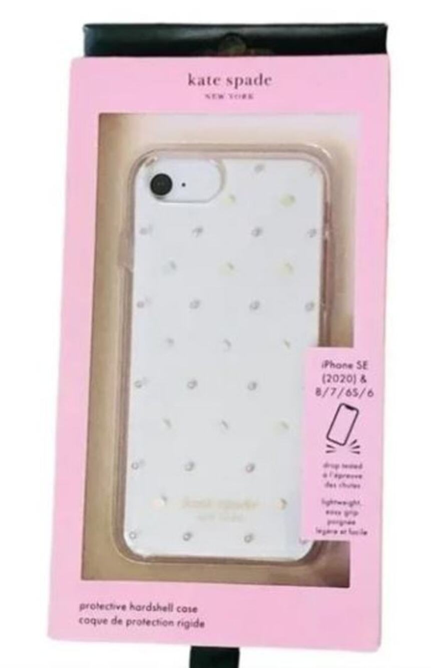 New Kate Spade iPhone Clear Sparkle Case